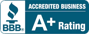 BBB Accredited Business A+ Rating